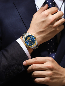 Reloj de Cuarzo para Hombre POEDAGAR 996, Correa de Acero Superior, <span class=keywords><strong>6</strong></span> Manecillas, Cronógrafo, Fabricante de Relojes para Todo Tipo de Negocios - Product Image 6