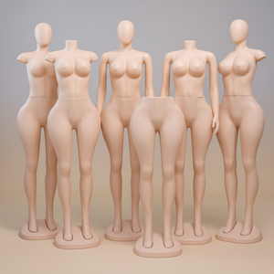 Maniquí de Plástico ABS de Cuerpo Completo, Estilo Brasileño, Sexy, Talla Grande, con Soporte, en Pose de Pie, para Adultos, Marca <span class=keywords><strong>SHININGSTAR</strong></span> SS-SF, Venta al Por Mayor - Product Image 1