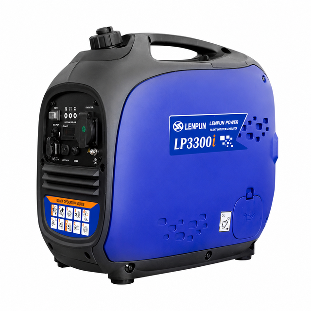 3kW Digital Inverter Gasoline Generator 220V LENPUN Silent Portable Mini High Power Outdoor Camping Household Emergency Power