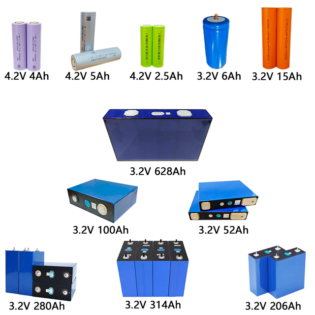 Low Self-Discharge High Leakage Proof Design Prismatic LFP Cell 3.2V 628Ah Battery IP65 Protection CE Certified 8000 Cycle Life