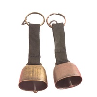 Lesgazers LGS-YC039 Clochette anti-ours pour camping en extérieur, accessoire de vélo à une vitesse pour sac à dos d'escalade, avec ruban coloré, clochette pour animaux de compagnie