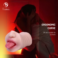 Jouet de Masturbation pour Homme, Coupe de Masturbation Masculine, Produit Adulte en Silicone Doux Imitant la Bouche