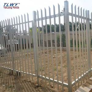 Thép Kim Loại Bền Khu Dân Cư Biên Giới Vườn An Ninh 6ft Góc Sắt Châu Âu <span class=keywords><strong>Palisade</strong></span> Hàng Rào Và Cổng - Product Image 4