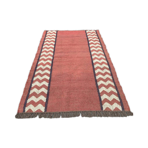 พรมขนแกะสไตล์โบฮีเมียนพรมปูพื้นแบบซักได้สำหรับห้องนอนห้องนั่งเล่นแบบโบราณสีเรขาคณิตงานแฮนด์เมด - Product Image 1