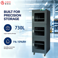 Sécheuse industrielle GRD 730CF, commande intelligente par micro-ordinateur, déshumidification constante, stockage de composants électroniques