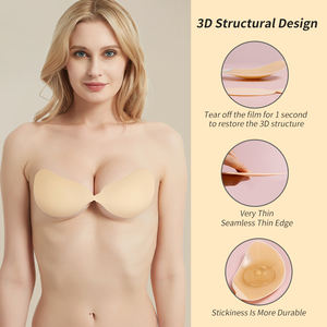 XW075 <span class=keywords><strong>Mango</strong></span> Cup True Sweatproof Super Stickness Sujetador de silicona sólida mate - Product Image 3