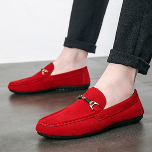 Zapatos Casuales de Hombre Estilo Coreano, Mocasines de Ante, Estilo Holgazán, Moda Otoñal - Product Image 2