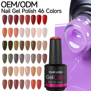 เจลทาเล็บคุณภาพสูง สีผสม 15 มล. สูตรอ่อนโยน ป้องกันเหลือง ใช้ได้ทั้งที่บ้านและร้านเสริมสวย - Product Image 1