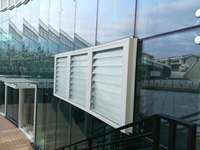 Fenêtre à persiennes en verre aluminium TOMA, cadre en aluminium, persiennes électriques ou manuelles, persiennes en verre automatiques