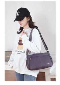 Nouveau Sac à Main de Voyage Décontracté pour <span class=keywords><strong>Femme</strong></span> 2025, Grande Capacité, Motif Géométrique, en Nylon, avec Bandoulière Réglable - Product Image 6