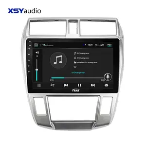Android Auto Car DVD Player 2013 2014 With GPS Navigation For Honda City 2008 2009 2010 2011 2012 TDA7388 Dashboard City Gm2 XSY
