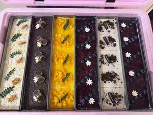 Moldes de Acero Inoxidable 304 <span class=keywords><strong>para</strong></span> Tiramisú Rectangulares con Apertura Lateral Única, Bandeja Cuadrada <span class=keywords><strong>para</strong></span> Tarta Tiramisú - Product Image 6