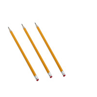 Ensemble de crayons de papeterie pour étudiants, crayons à dessin HB en bois pour l'école