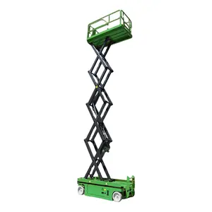 Jovoo điện Scissor Lift người đàn ông Scissor thang máy thủy lực cửa sổ làm sạch cài đặt Scissor di động nâng