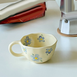 Tazza da Caffè in Ceramica con Motivi Floreali, Tazza da Tè per Donne, Idea Regalo per la Festa della Mamma, Natale, per Latte, Tè, Latte Macchiato, Cioccolata Calda - Product Image 2