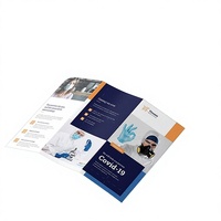 Impression de brochures pliées sur mesure, conception de livrets promotionnels, manuel d'employé d'entreprise plié en accordéon, pages couleur A4, papier