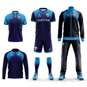 Conjunto de ropa deportiva impresa Uniforme de entrenamiento de equipo de fútbol - Product Image 6