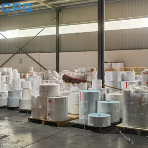 Rouleau maître d'étiquettes thermiques personnalisées OEM en vrac, matériau d'étiquetage pour emballage alimentaire, papier autocollant thermique direct, rouleau jumbo - Product Image 6