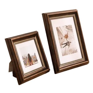 Cornice Fotografica Rettangolare in Resina PS Stile Americano, Classica Europea Retrò, 6, 7, 8, 10 Pollici, A4, da Tavolo per Matrimoni - Product Image 5