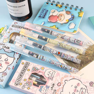 Прямая жидкая гелевая ручка для роллербола Черная фирменная ручка 0,5 мм игольчатая трубка быстросохнущая ручка канцелярские принадлежности для студентов - Product Image 3