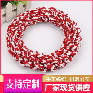 Jouet en corde Cangnan Maqi pour chiens de taille moyenne à grande, jouet à mâcher en coton durable pour animaux de compagnie, vente en gros, export - Product Image 5