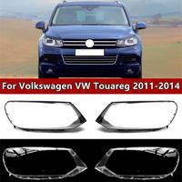 Coque transparente avant pour phare et boîtier de phare pour Volkswagen VW Touareg 2011-2014