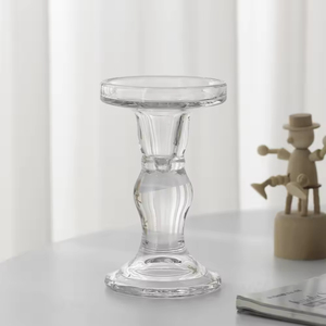 Lanternes et bougeoirs décoratifs de luxe nordiques pour Noël, mariages, en verre cristal et autres supports de bougies - Product Image 2