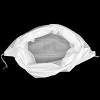 Sac tissé en PP laminé imperméable 20 kg, sacs de sable renforcés haute résistance pour matériaux de construction