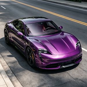 Film vinyle liquide violet nuit pour voiture, finition métallique liquide brillante pour le changement de couleur et la protection de la <span class=keywords><strong>carrosserie</strong></span> automobile - Product Image 6
