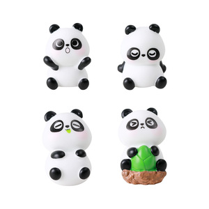 Mignon petit Panda Animal poupée jardinage bricolage décorations accessoires voiture bureau paysage petits ornements - Product Image 2