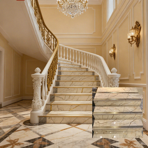 Casa barata 480x1200 hermosa escalera <span class=keywords><strong>de</strong></span> oro antideslizante azulejo <span class=keywords><strong>de</strong></span> piso <span class=keywords><strong>de</strong></span> porcelana <span class=keywords><strong>de</strong></span> cerámica pulida <span class=keywords><strong>para</strong></span> sala <span class=keywords><strong>de</strong></span> exposición <span class=keywords><strong>de</strong></span> centro comercial interior - Product Image 1