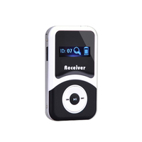 Système de guide touristique sans fil JT-100R Haut-parleur audio Émetteur-récepteur à distance Casque à murmure Utilisation en clinique Bippeur 200 MHz