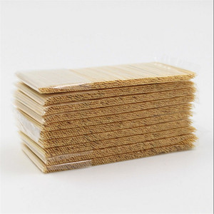 Venta al por mayor de artículos pequeños: palillos de bambú ecológicos de doble punta, envasados en bolsas OPP, procedentes de Dollar. - Product Image 5