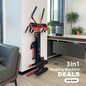 3 في 1 قابلة للطي مدرب رياضي منزلي قابل للفصل من خلال جهاز التجديف لتدريب قوة الجسم الأساسية بسعر الجملة - Product Image 2