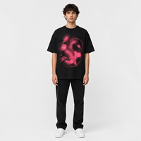 T-shirts à manches courtes en coton épais 100% personnalisables avec logo, service OEM ODM, respirants, écologiques, imprimés en relief