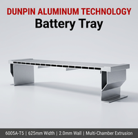 Profilé d'extrusion en alliage d'aluminium 6063, découpe à la scie, usinage CNC de haute précision, boîtier de batterie pour stockage d'énergie nouvelle génération