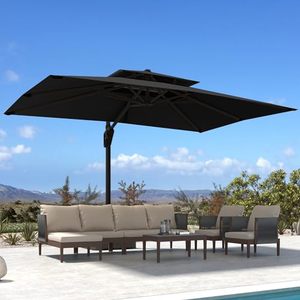 Ombrellone Rettangolare Grande HANYI 10X13FT con Rotazione a 360 Gradi per Piscina, Giardino e Terrazza - Product Image 6