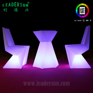 Waterproof LED <strong>Round</strong> <strong>Tables</strong> <strong>and</strong> Whimsical Multicolor <strong>Bar</strong> <strong>Stool</strong> for Outdoor Parties Hotel/Mall Decor Whimsical LED <strong>Bar</strong> Furniture - Product Image 6