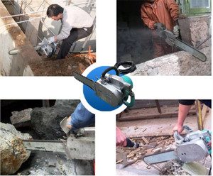 Scie à chaîne à essence pour béton et scie à chaîne à diamant pour mur de briques en béton - Product Image 6