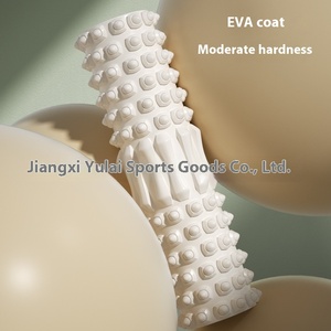 Cơ Bắp Rỗng Thư Giãn Massage Thanh PVC Yoga Cột Mace Con Lăn Cho Tập Thể Dục Tập Thể Dục Thiết Bị Với Bọt Trục - Product Image 3