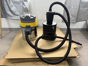 Aspirateur cyclonique électrique avec tambour de 30 L, 1800 W, utilise la force centrifuge pour capturer et éliminer 95 % des dépôts de poussière, sans filtres obstrués - Product Image 4
