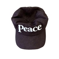 Casquettes Snapback Vintage OEM ODM en Laine Personnalisées à 5 Panneaux Non Structurées avec Broderie de Logo Streetwear à Profil Bas