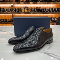Chaussures habillées décontractées pour hommes, style rétro et tendance, grandes tailles, en cuir pointu, à lacets, polyvalentes pour le bureau