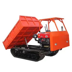 wholesale 3 ton crawler dumper truck cargo truck used for swamps and wet lands