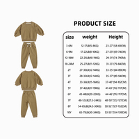 Ensembles de vêtements pour bébés et enfants, design personnalisé, hiver, filles et garçons, col rond, survêtement, tenue décontractée, athlétique, jogging