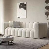Modernes Knochenloses Chenille Modulares Schlafsofa-Set Übergroß Wolkenähnlich mit Tiefen Sitzen für Wohnzimmer, Hotel & Einkaufszentrum
