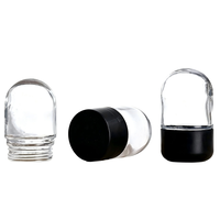 Pot en verre personnalisé de 100 ml et 120 ml avec couvercle CRC de 26 DRAM, bouteille en verre en forme de dôme, anti-odeur, pour épices et bourgeons de fleurs