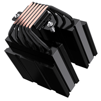 Refroidisseur d'air pour processeur double tour LOVINGCOOL, double ventilateur 120 mm, fonctionnement silencieux sans éclairage pour PC de jeu, livraison rapide, logo OEM personnalisé