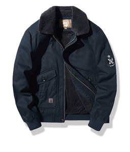Custom <strong>Jacket</strong> Vintage Fleece <strong>Aviator</strong> <strong>Jacket</strong> Filling Winter Wear Coat <strong>Men's</strong> Bomber <strong>Jacket</strong> - Product Image 1