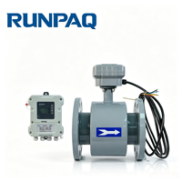 SplitType Electromagnetic Flowmeter Seri C IP68 Sensor Aliran Magnetik Tahan Air untuk Air Kota